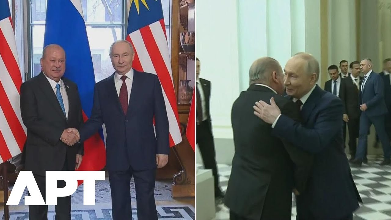 Historic Hug in St. Petersburg: Putin and Malaysian King Share Rare Embrace at Hermitage | APT