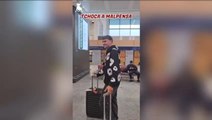 Tchoca è atterrato all'aeroporto di Milano Malpensa (VIDEO)