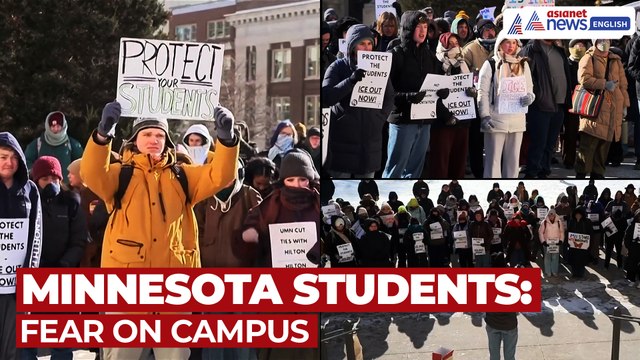 University of Minnesota Students Stage Walkout Protesting ICE Presence