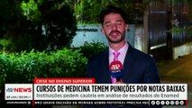 Cursos de medicina temem punições por notas baixas
