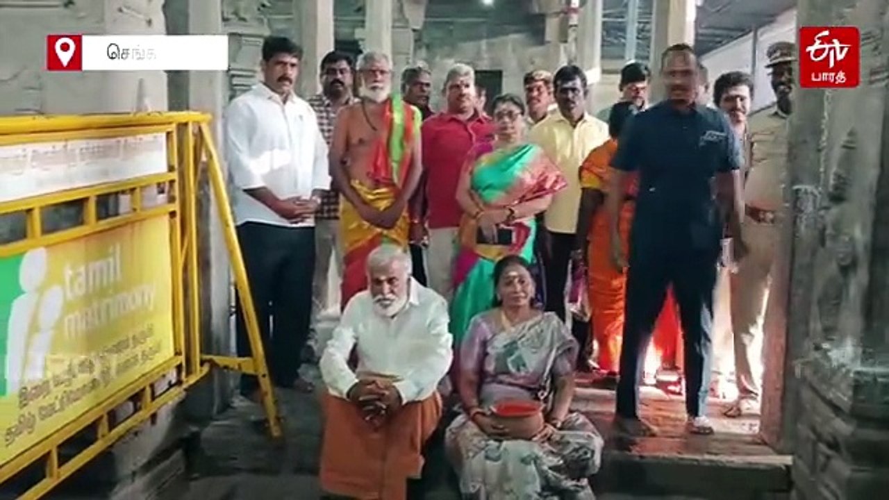 திருப்போரூர் கோயிலில் அமைச்சர் சேகர்பாபு சாமி தரிசனம்