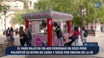 El paro bajó en 118.400 personas en 2025 pero ralentizó su ritmo de caída y sigue por encima de la UE