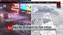 Tormenta invernal en Estados Unidos deja más de 25 muertos y paraliza ciudades