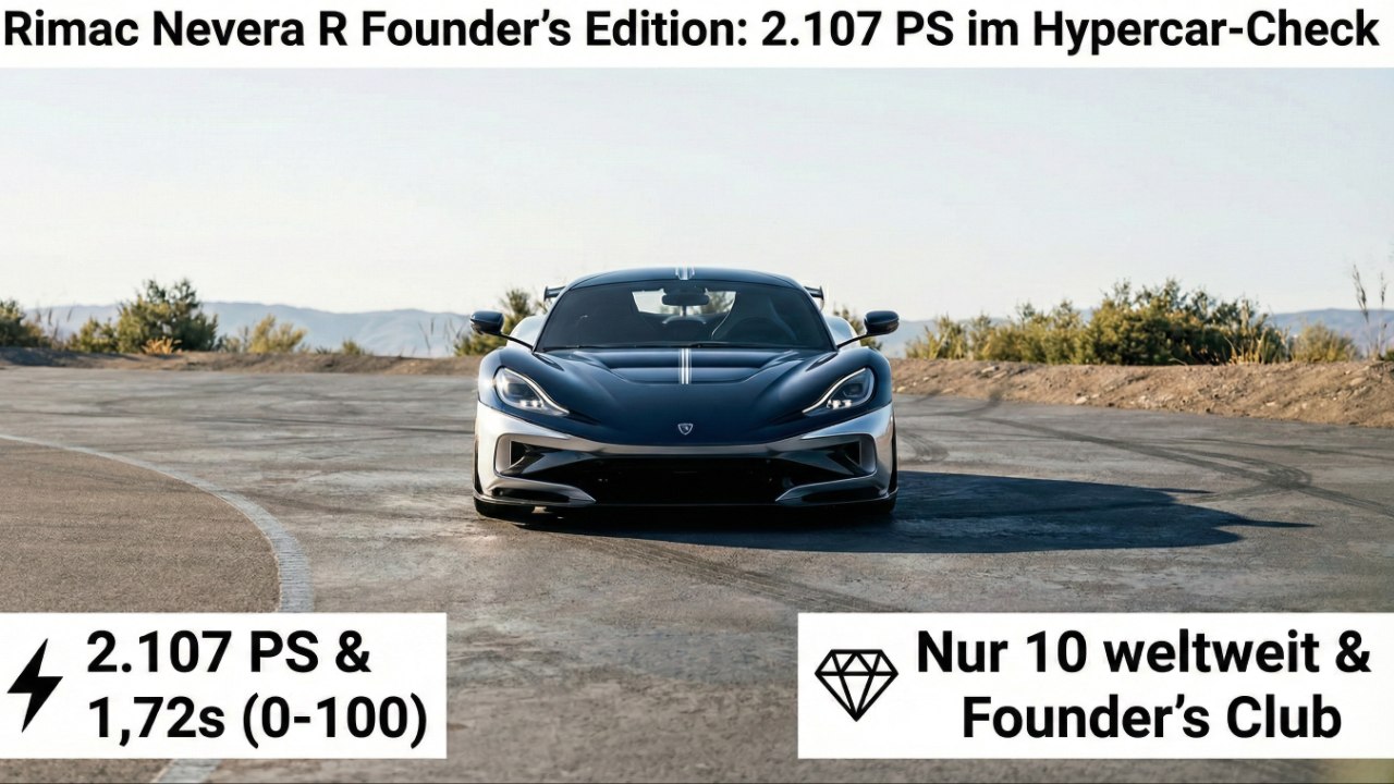 Rimac Nevera R Founder’s Edition: Alle Fakten zum E-Hypercar