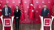 Özgür Özel, Tuncer Bakırhan ve Tülay Hatimoğulları ile görüştü