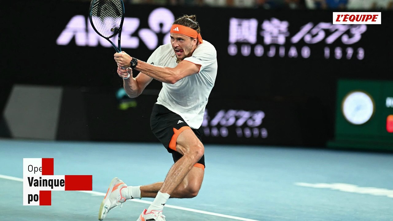 Vainqueur de Learner Tien, Alexander Zverev premier qualifié pour les demi-finales de l'Open d'Australie - Tennis - Open d'Australie