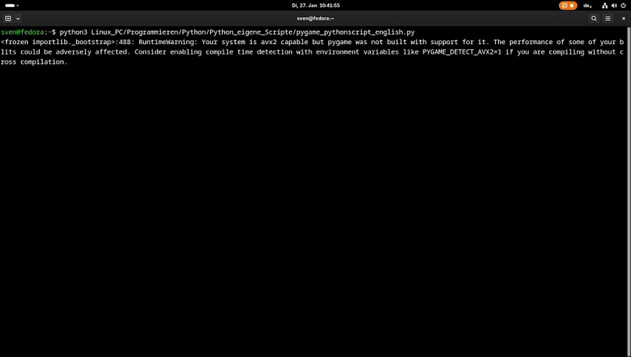 Python Animation mit dem Strichmännchen