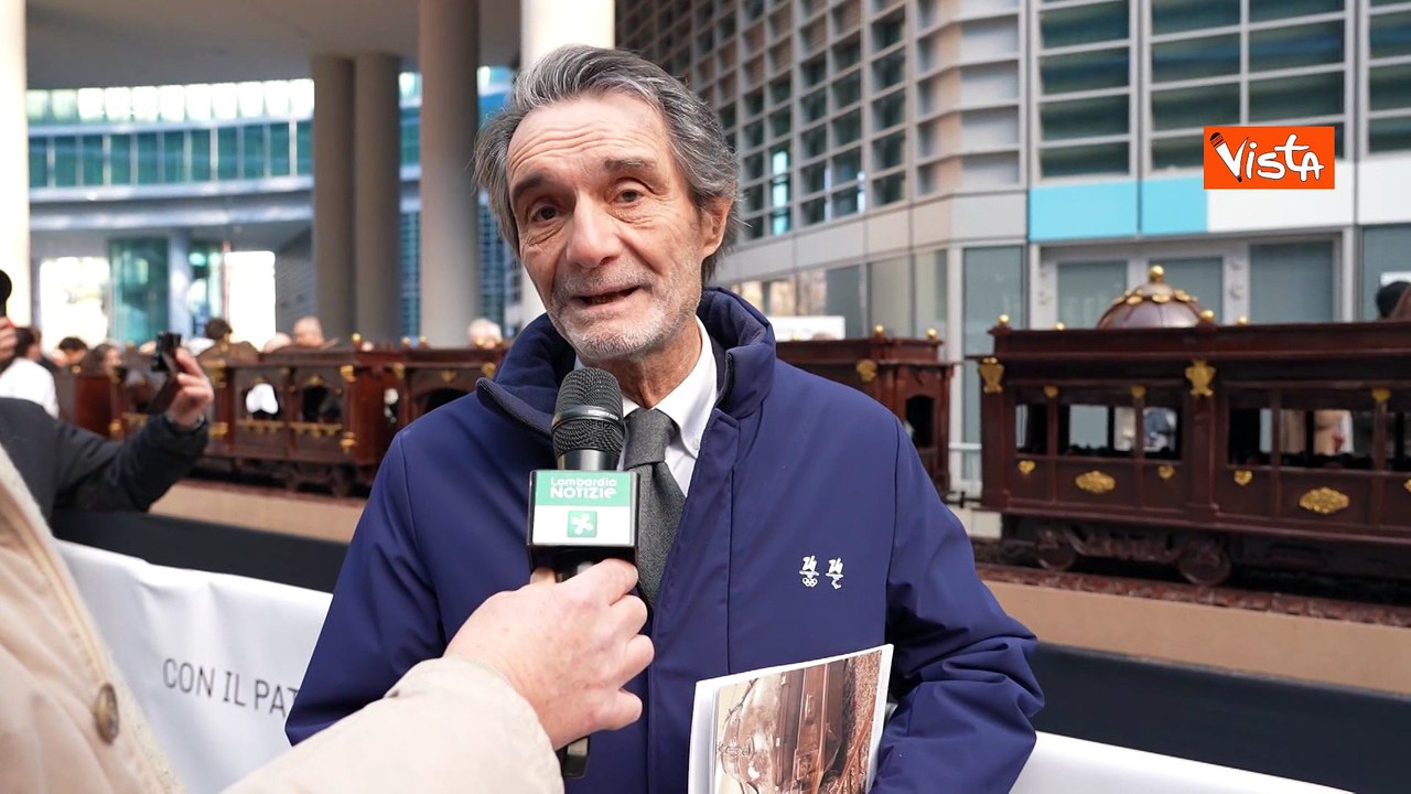 Treno di cioccolato da record a Milano, Fontana: Milano-Cortina è anche promozione dei territori
