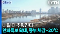 [날씨] 내일 더 추워진다...한파특보 확대, 중부 체감 -20℃ / YTN