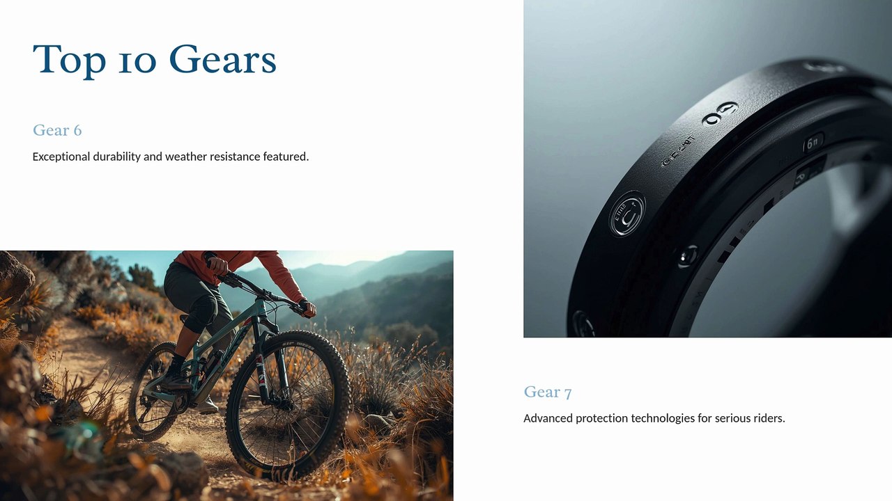 Presentation - Top 10 Riding Gears