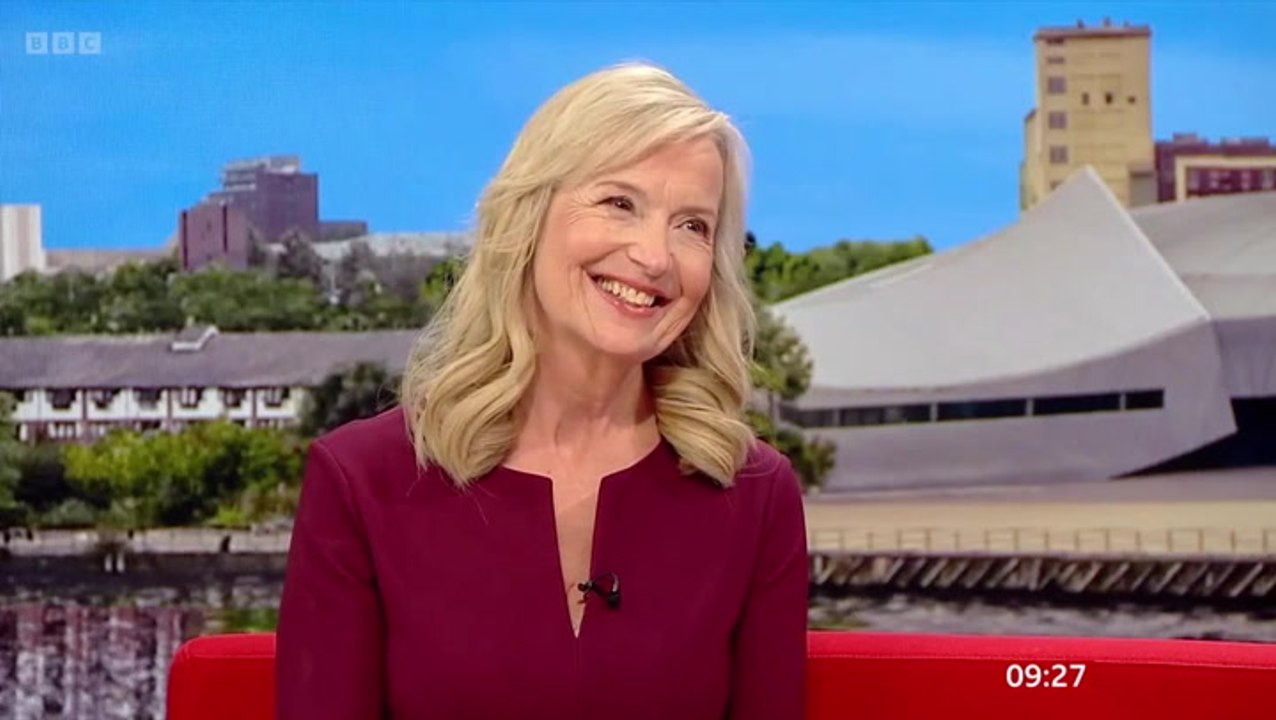 Carol Kirkwood moved to tears by BBC viewers’ messages as she announces show exit