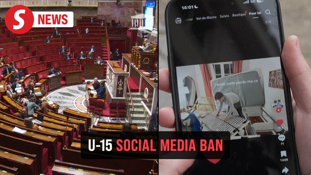 France's legislative lower house approves banning under-15s from social media