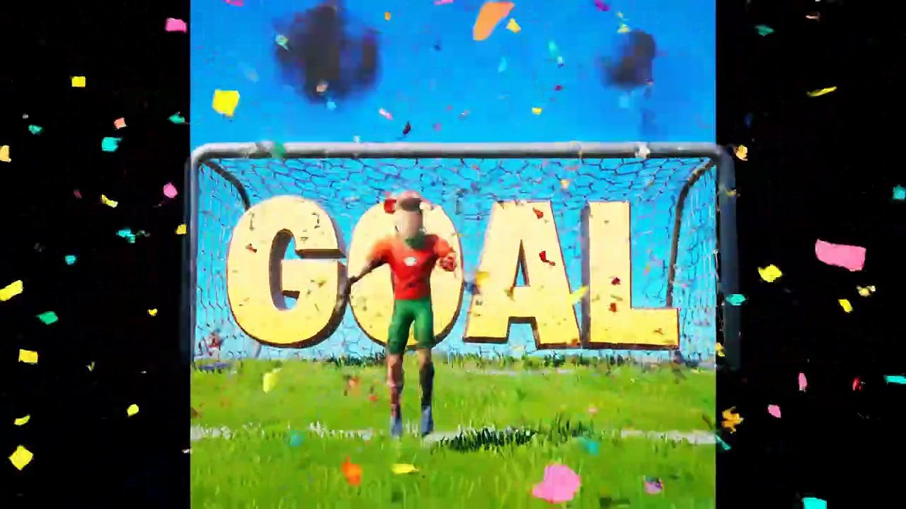 TITLE: CR7 FOOTBALL LAUNCHER GOAL! ⚽️🔫 #shorts #fortnite #ronaldo #siuuu #viral