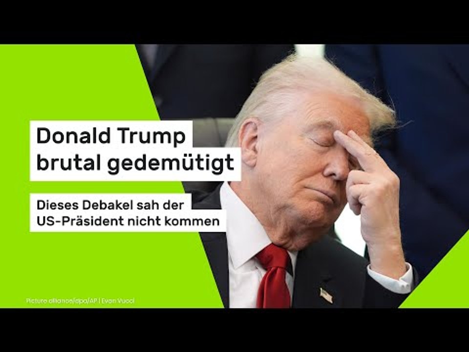 Donald Trump brutal gedemütigt - dieses Debakel sah der US-Präsident nicht kommen