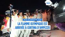 Jeux Olympiques d'hiver 2026 : la flamme olympique est arrivée à Cortina d'Ampezzo