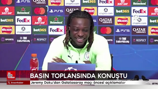 Jeremy Doku'dan Galatasaray maçı öncesi açıklamalar