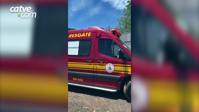 Local onde trabalhador morreu após pneu explodir no MT