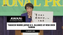 Takaichi warns Japan-U.S. alliance at risk over Taiwan
