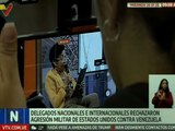 Caracas | Delegados nacionales e internacionales rechazan políticas de injerencia y agresión de los EE. UU.