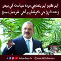 MQM panhji murda siyasat khe beharr zinda karn ji koshish mein aahe: Sharjeel Memon