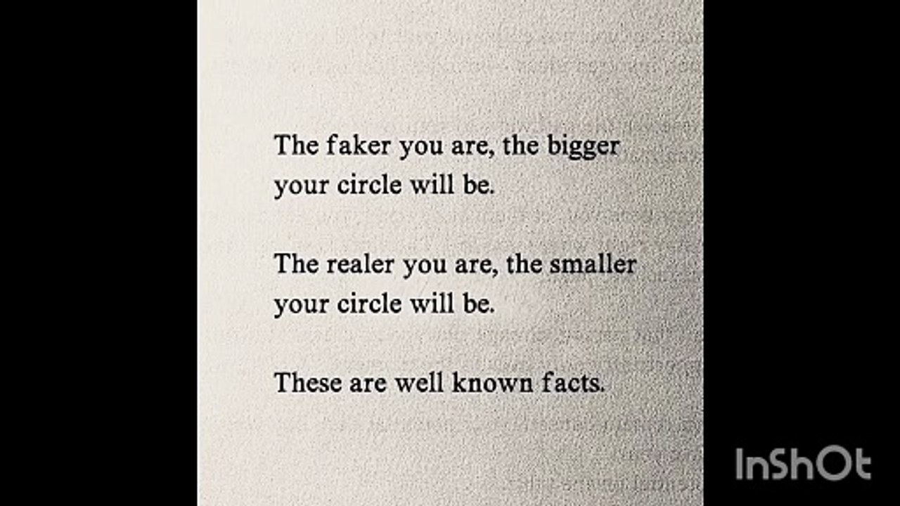 A wise man once said.
