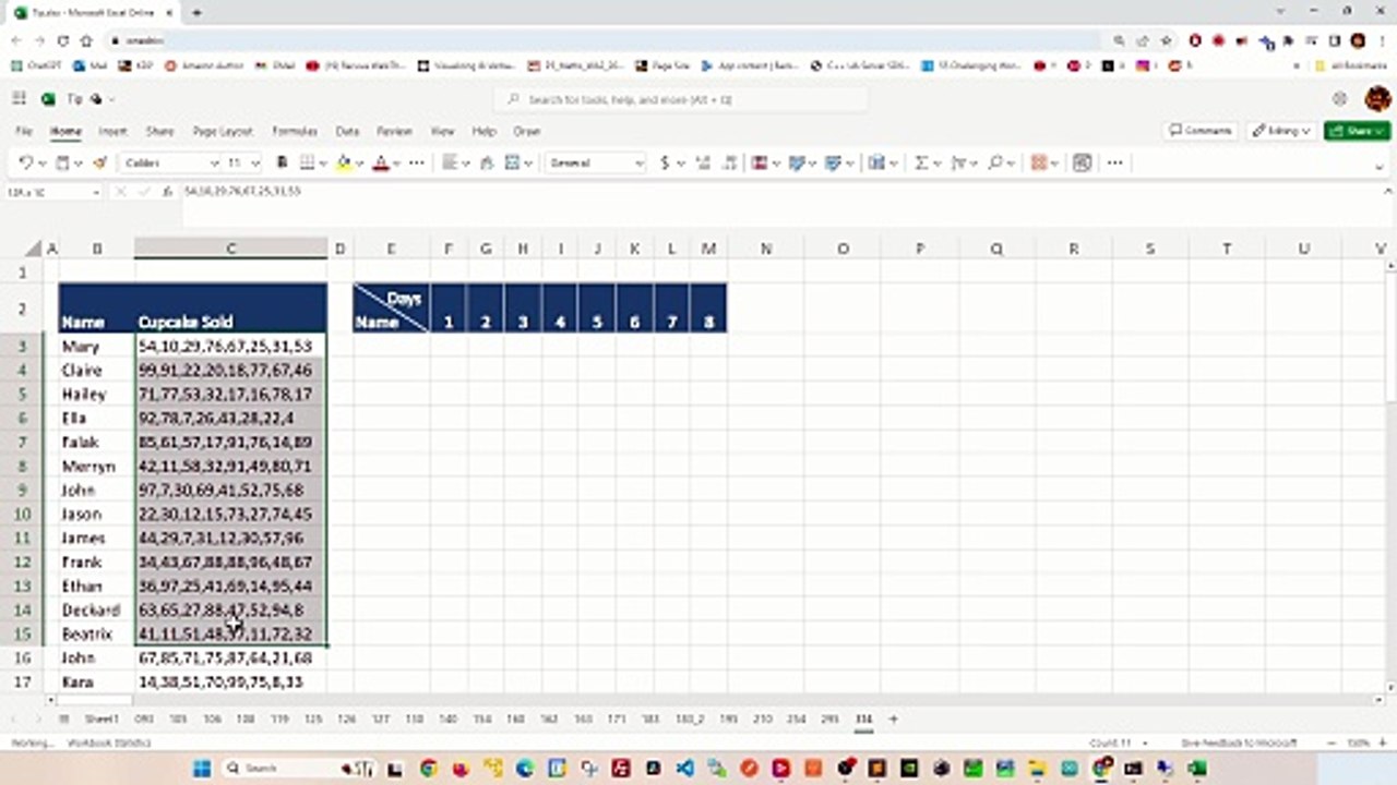 Separate data from one cell in Excel with commas - Excel Tips and Tricks