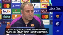 Flick challenges Barcelona to reach 'top level' in crucial Champions League clash