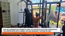 Tras un accidente que cambio su vida hoy proyecta su futuro