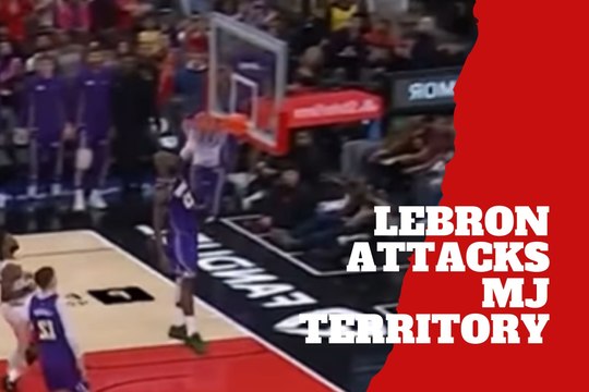 LeBron James plays with fury in Michael Jordan’s house after Lakers win