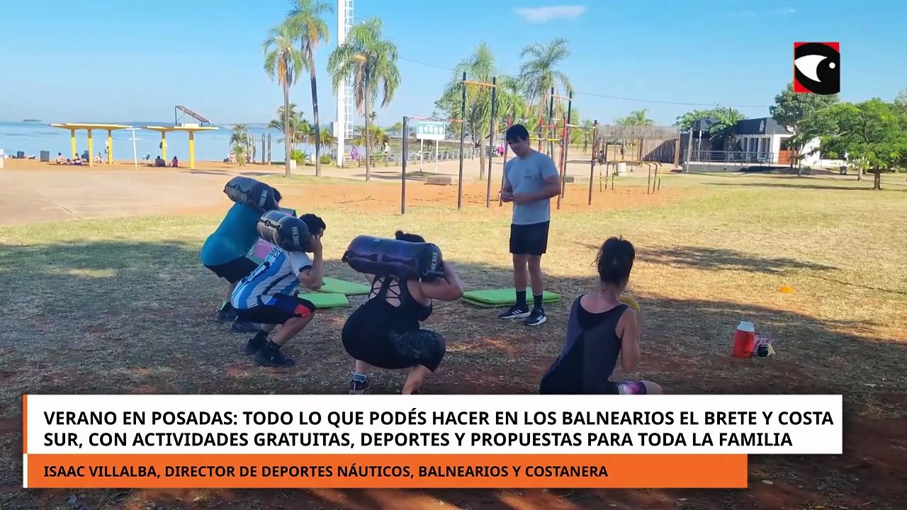 Verano en Posadas: actividades gratuitas y deportes en El Brete y Costa Sur