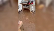 Storm Chandra flooding rips through Devon cafe as heavy rain causes chaos