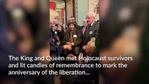 King and Queen meet Holocaust survivors on memorial day