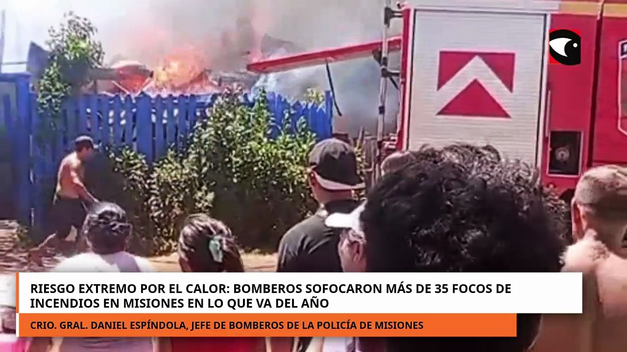 Bomberos de Misiones sofocaron más de 35 focos de incendios en Misiones en lo que va del año
