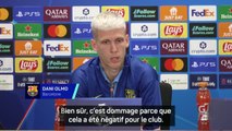 Barcelone - Dani Olmo commente le départ de Dro Fernández