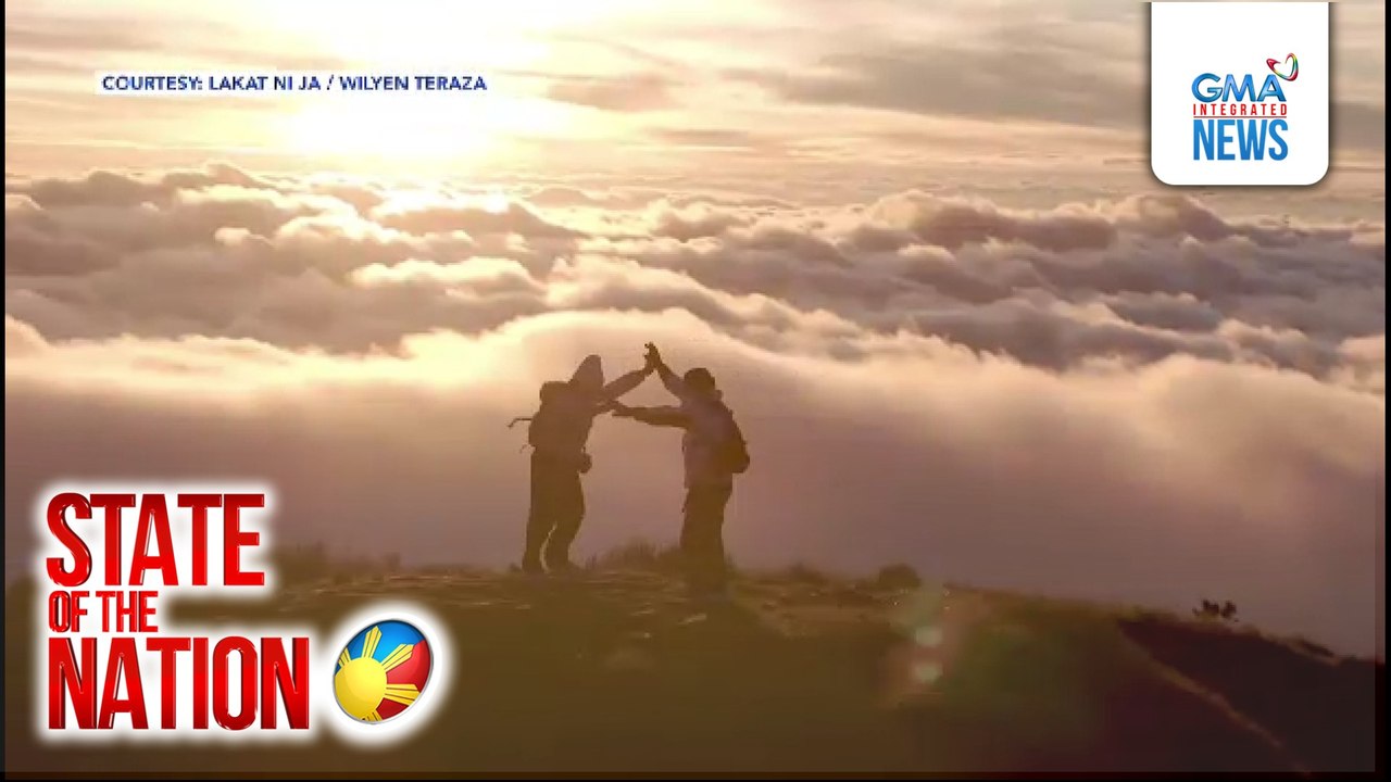Sea of clouds, golden sunrise at climbers sa Mt. Pulag, saksi sa romantic proposal | SONA