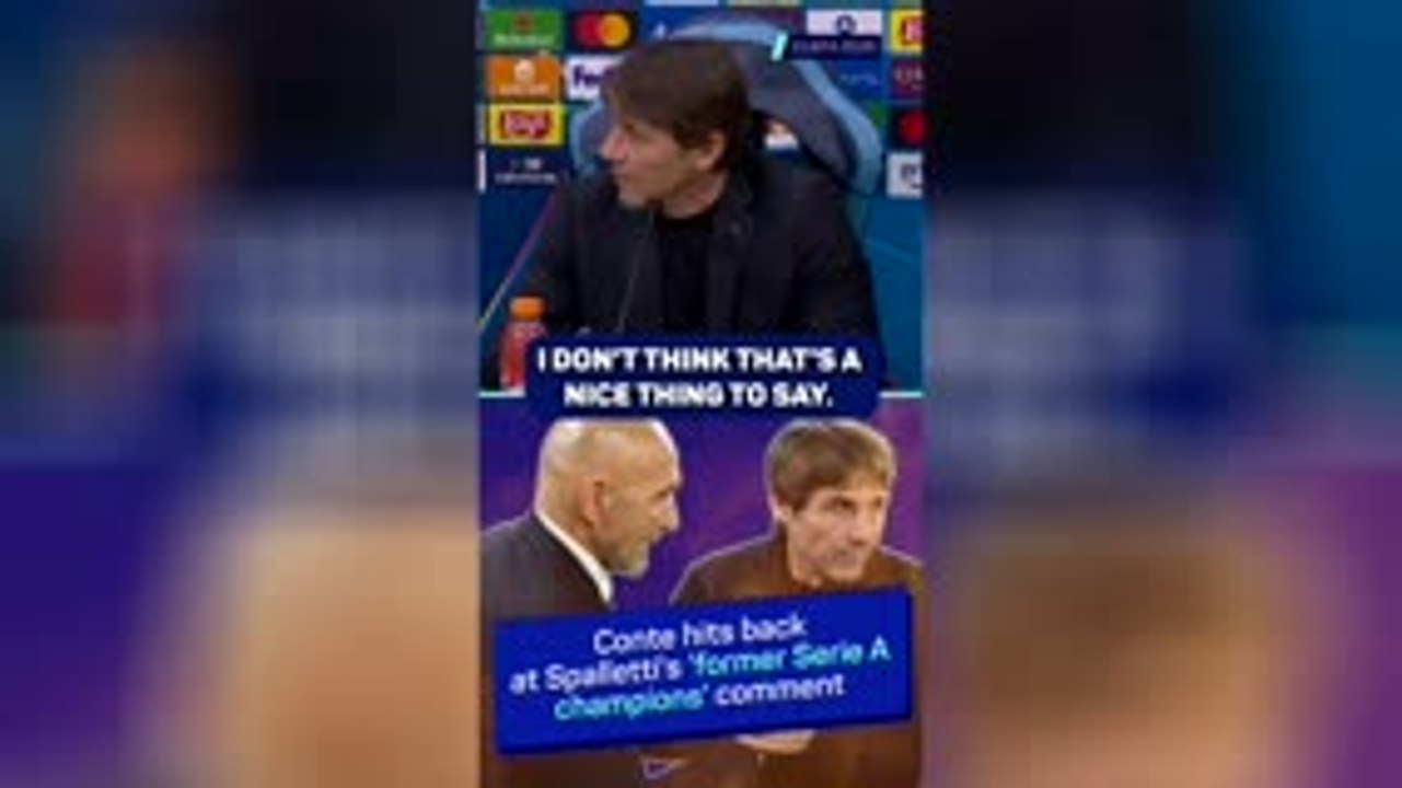 Conte hits back at Spalletti