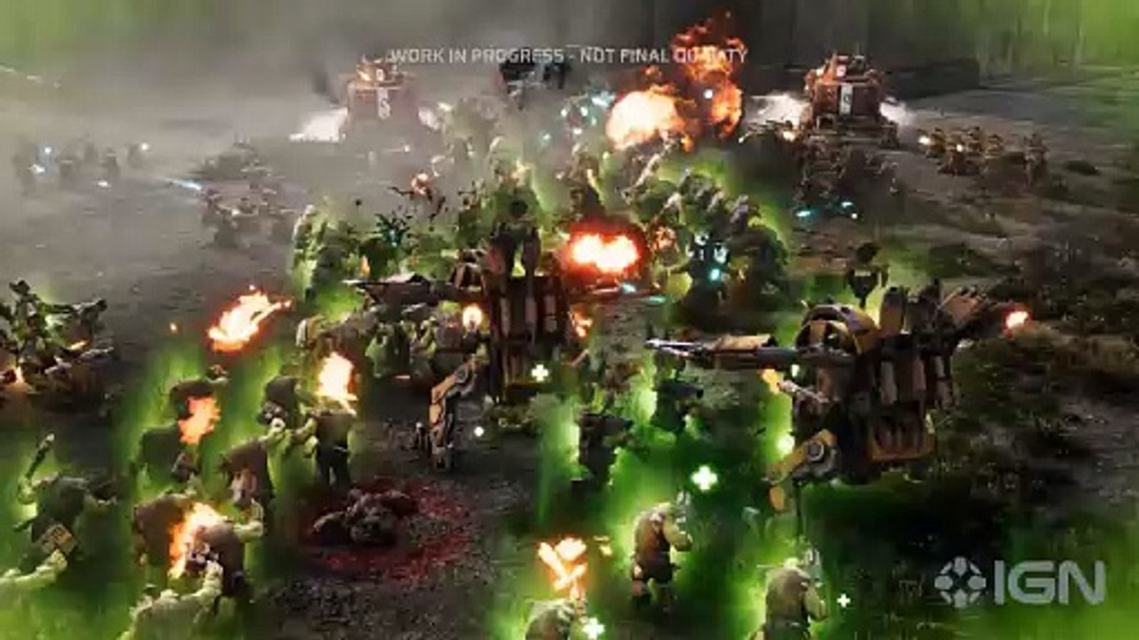 Warhammer 40,000 Dawn of War 4 – Official Orks Faction Trailer IGN First