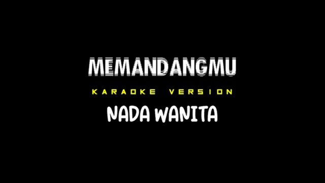 MEMANDANGMU - Karaoke Nada Rendah Wanita [ IKKE NURJANAH ]