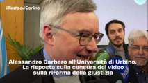Alessandro Barbero all’Università di Urbino. La risposta sulla censura del video sulla riforma della giustizia