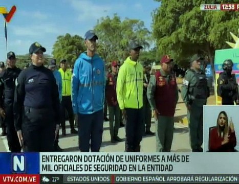 Oficiales del edo. Zulia reciben equipamiento de vanguardia para reforzar la seguridad del pueblo