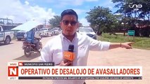 OPERATIVO DE DESALOJO DE AVASALLADORES
