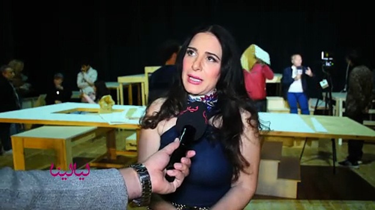ميرنا وليد من كواليس مسرحية "ابن الأصول": من أسرار نجاح العمل إن الناس كلها تبقى صافية من جوا