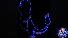 Charmander neon draw