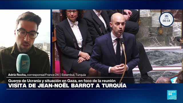 Informe desde Estambul: ministro de Exteriores francés se reunió con su homólogo turco