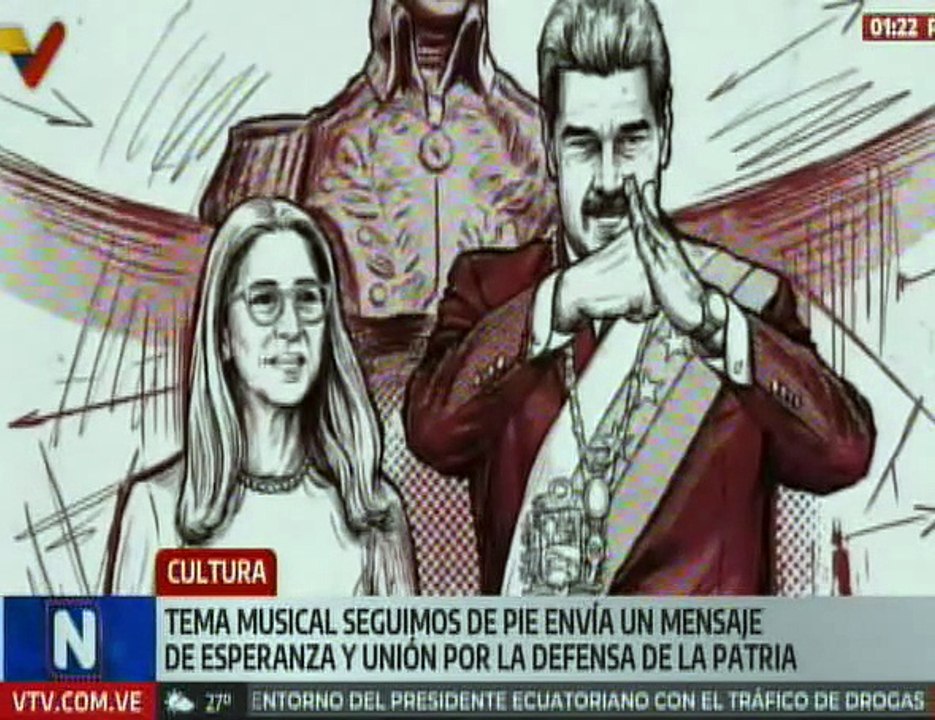 Artistas venezolanos unen sus voces por la liberación del Presidente Nicolás Maduro y Cilia Flores