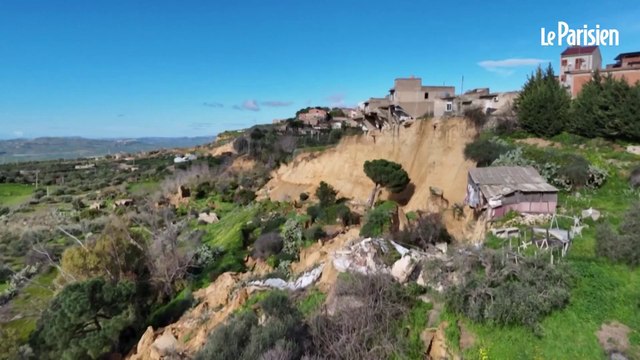 Sicile : une falaise s’effondre sur 4 km et raye tout un quartier de la carte