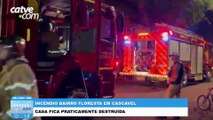 Veja como ficou a casa atingida por incêndio no bairro Floresta