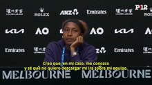 Coco Gauff: “Romper la raqueta me ayuda a seguir adelante”