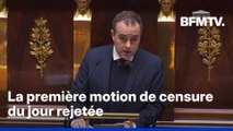 Budget: la motion de censure déposée par la gauche non socialiste rejetée