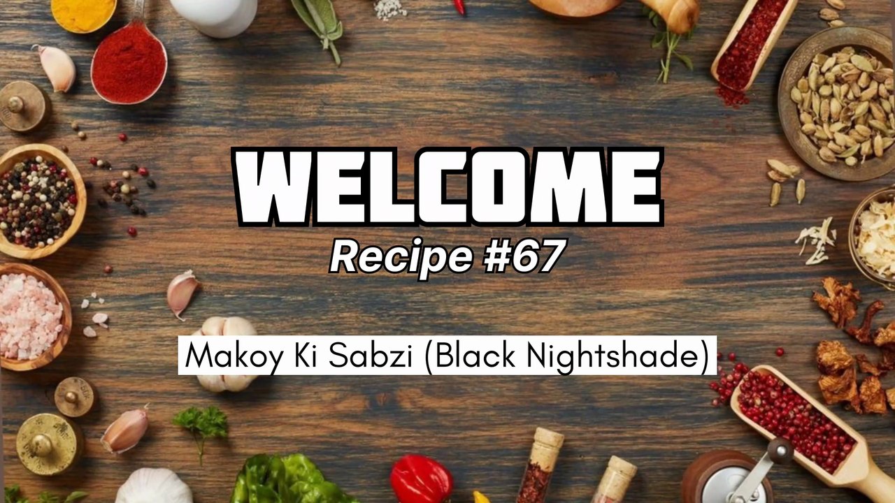 Makoy Ki Sabzi | Mako/Kabo ki sabzi | Solanum Nigrum | Black Nightshade #makoy
